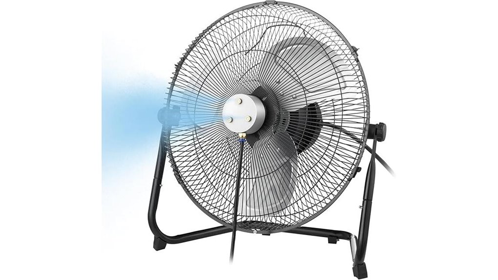 14 misting fan wall mounted cooler
