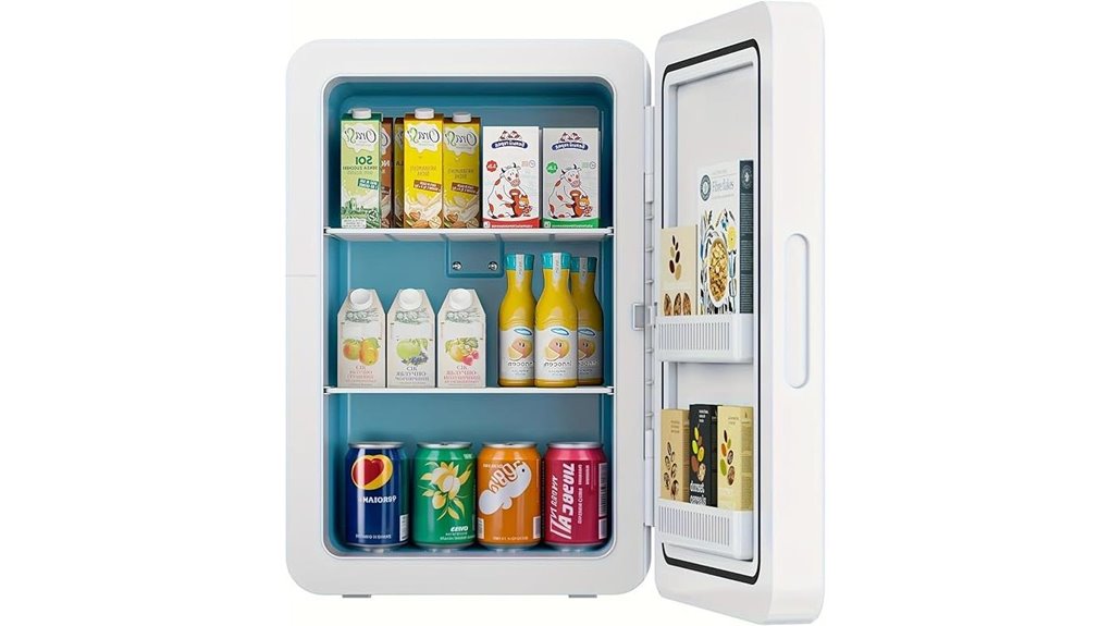 22l portable mini fridge description