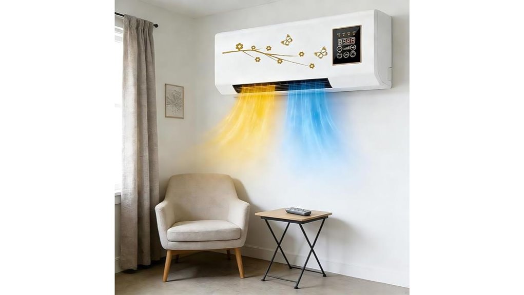 2 in 1 wall fan heater