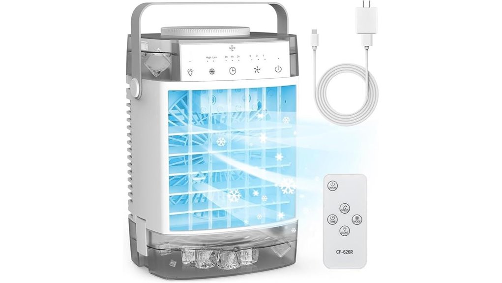 3 in 1 portable ac details 1000ml tank usb charge