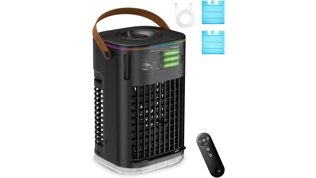 3 in 1 portable evaporative cooler
