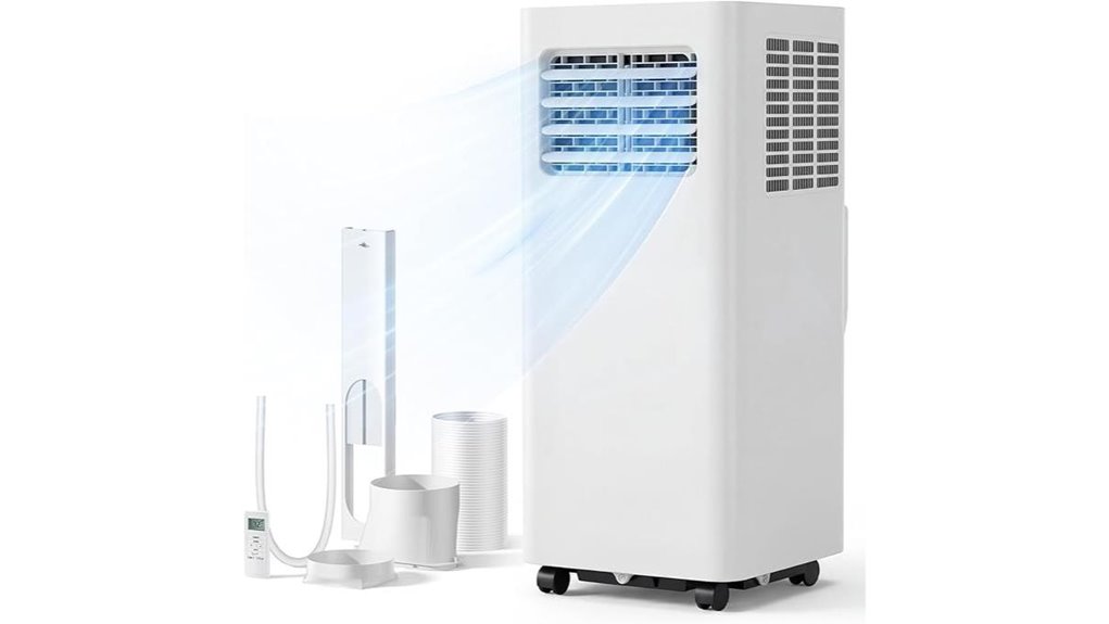 8 000 btu portable ac with remote