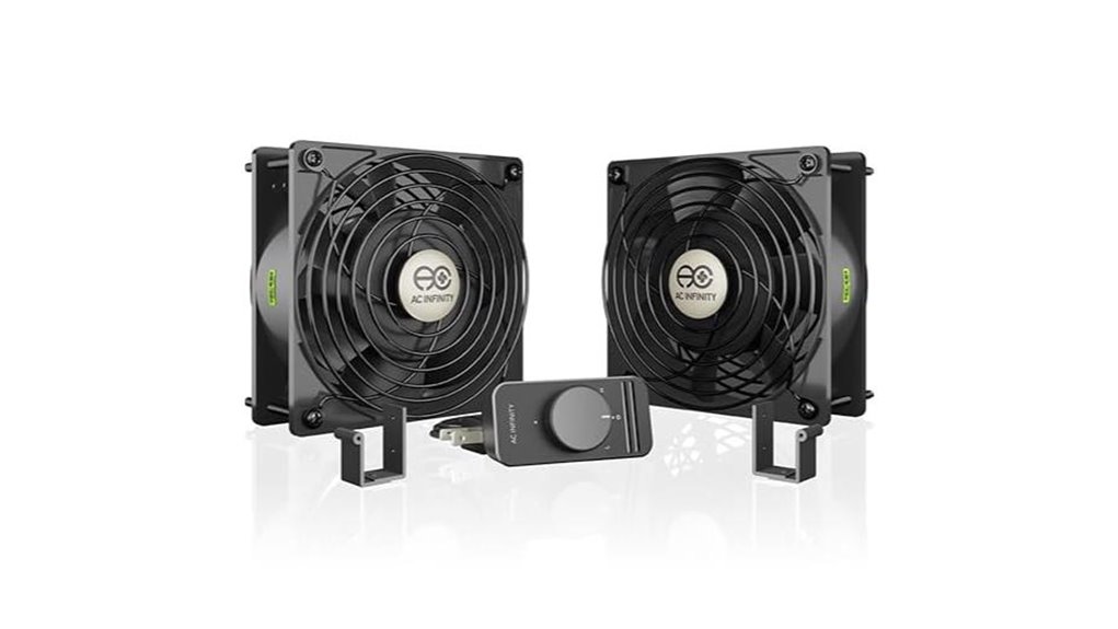 ac infinity 120mm muffin fans with controller