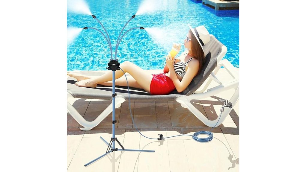 adjustable outdoor patio misters