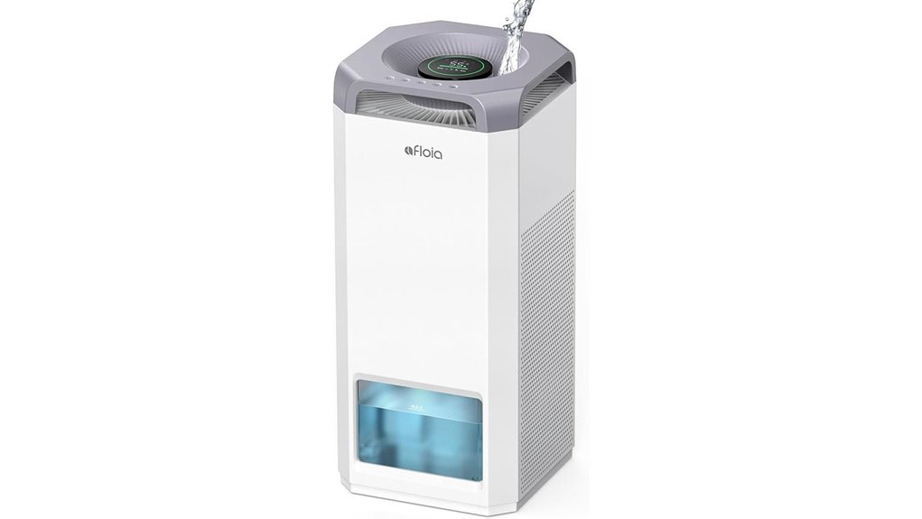 afloia purifier humidifier with sensors