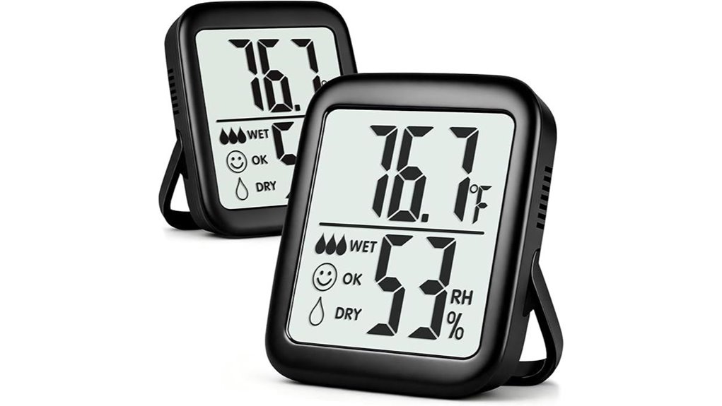 antonki 2 pack thermometer hygrometer
