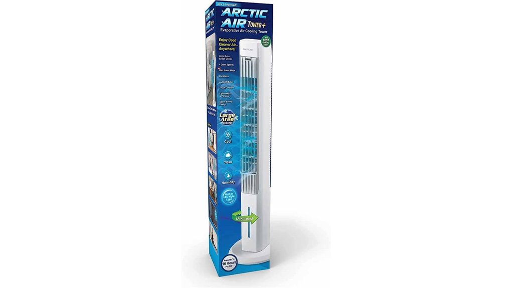 arctic air tower oscillating cooler