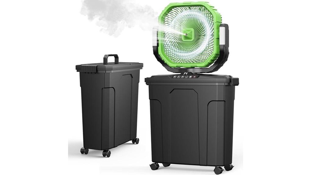 ausic 12 portable misting fan