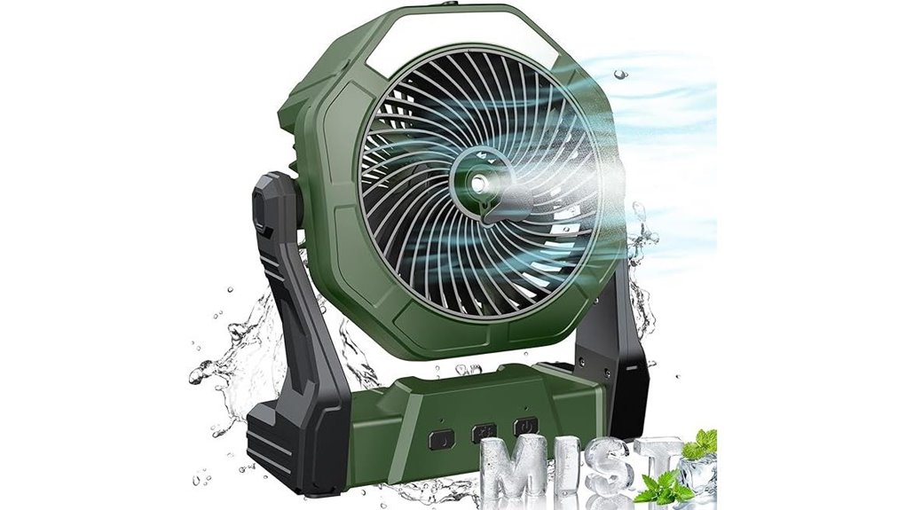 ausic portable misting fan
