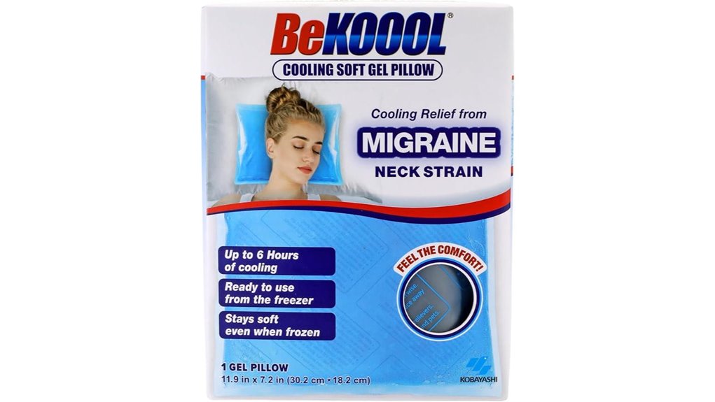 bekoool cooling gel pillow