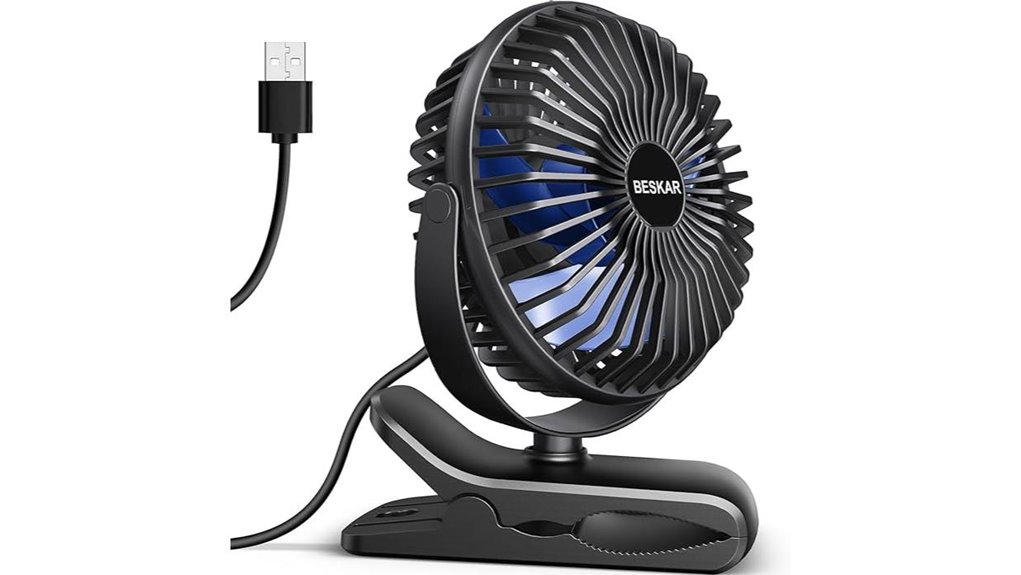 beskar usb clip on fan