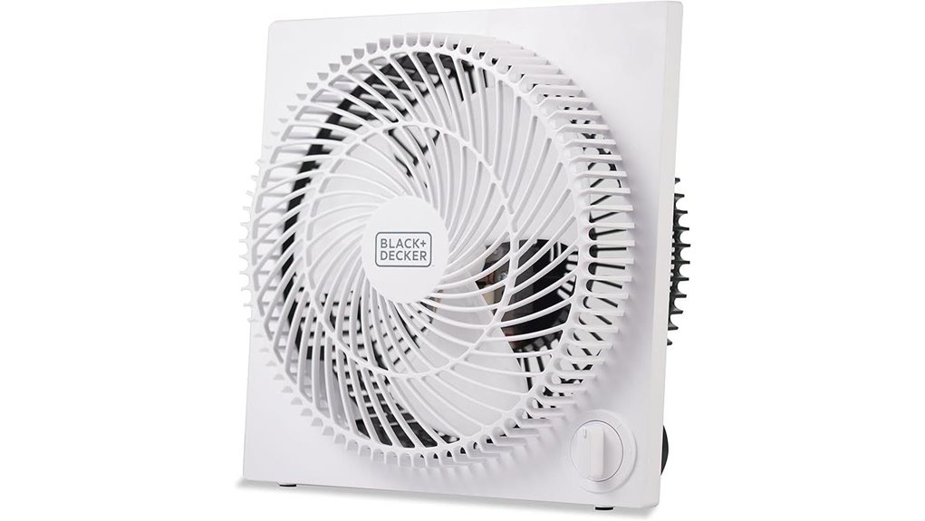 black decker frameless box fan