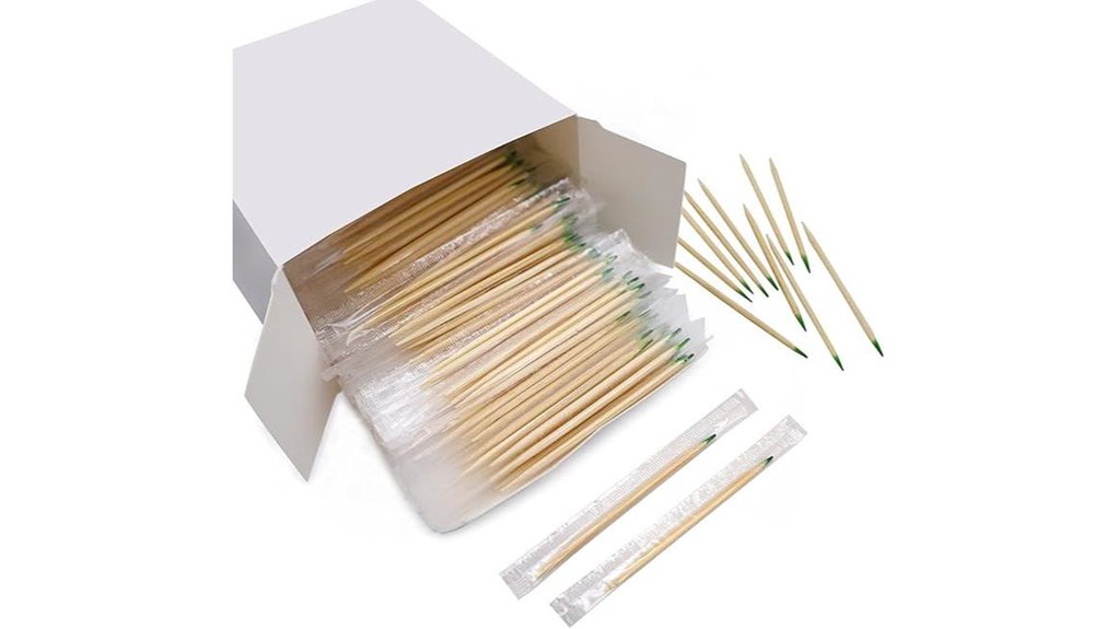 bluetop wood bamboo mint toothpicks