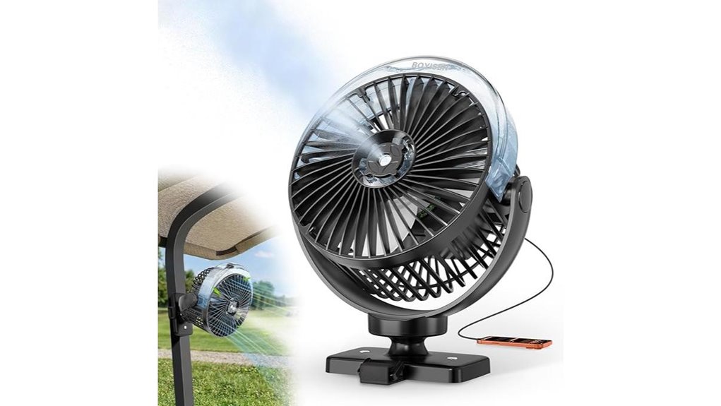 boyisen golf cart misting fan