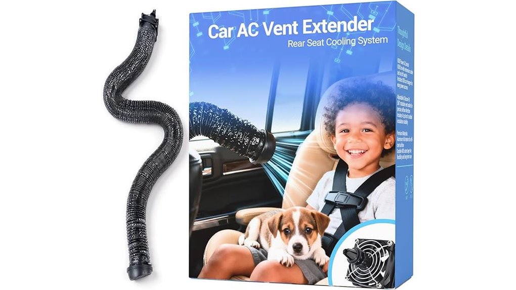 car usb air vent extender fan