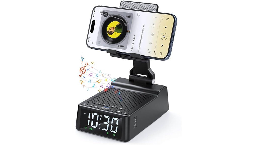 cell phone stand with bluetooth