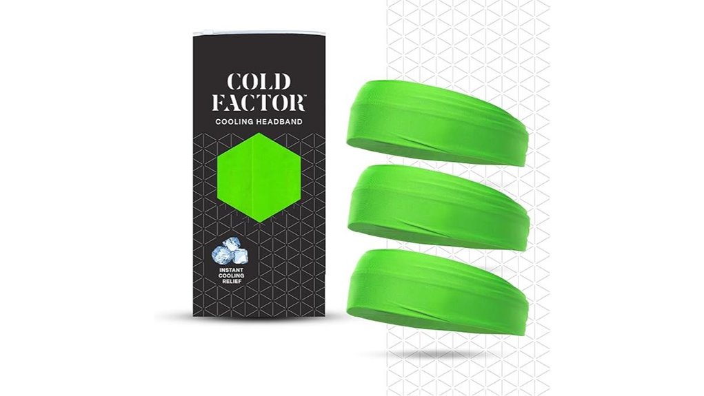 cold factor cooling headband trio upf50