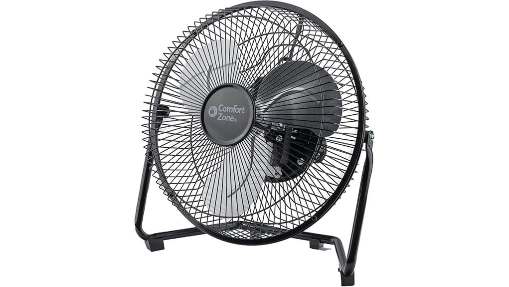 comfort zone desk fan 9 inch