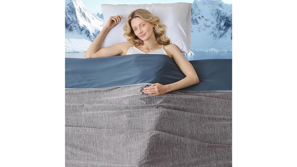 cooling blanket throw for hot sleepers