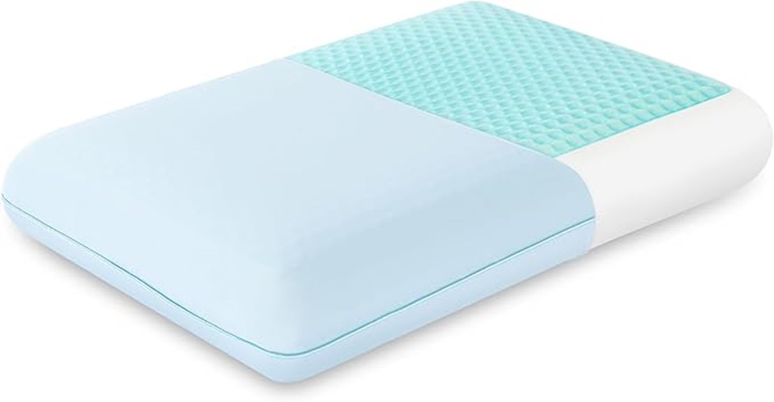cooling gel memory foam pillow cover