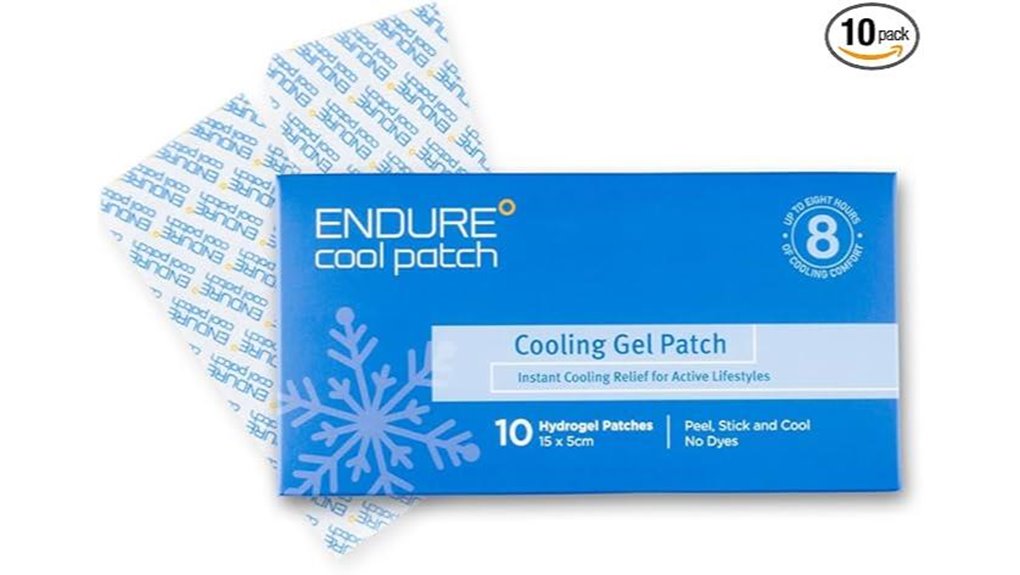 cooling gel patches 10 pack