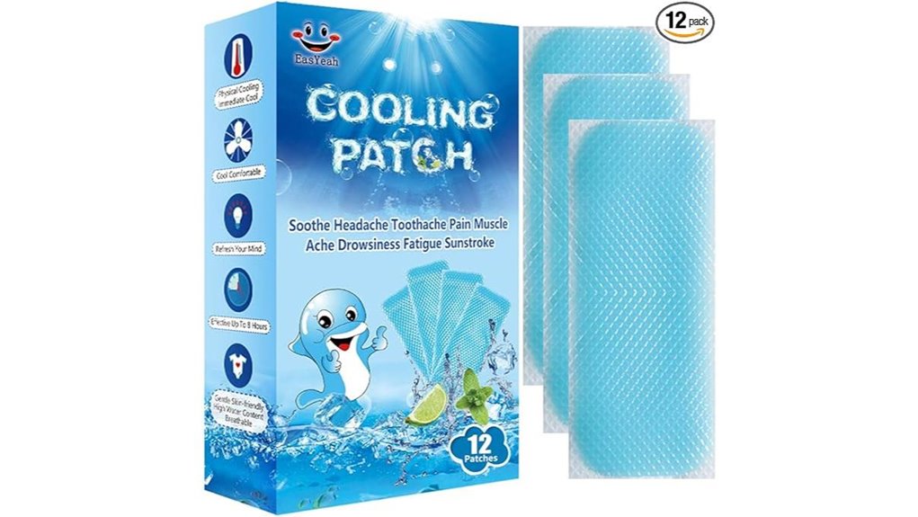 cooling patches for fever relief