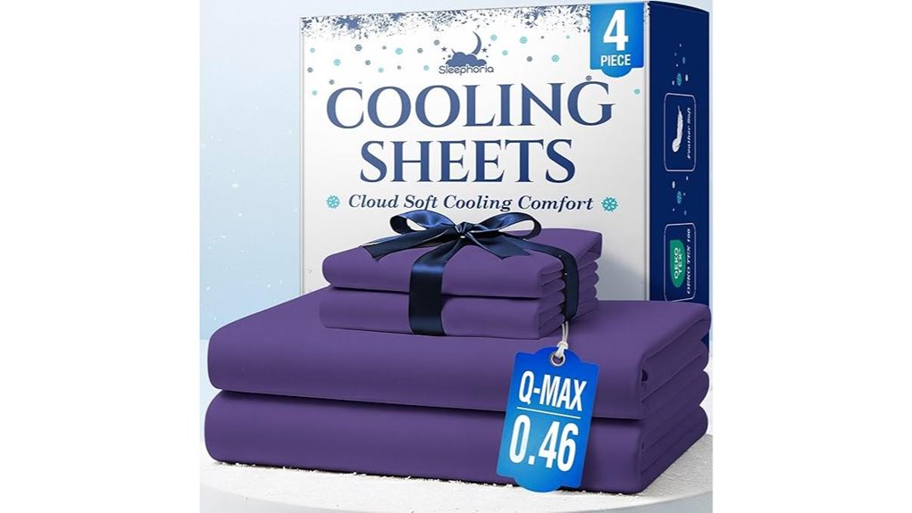 cooling sheets with breezeweave queen size