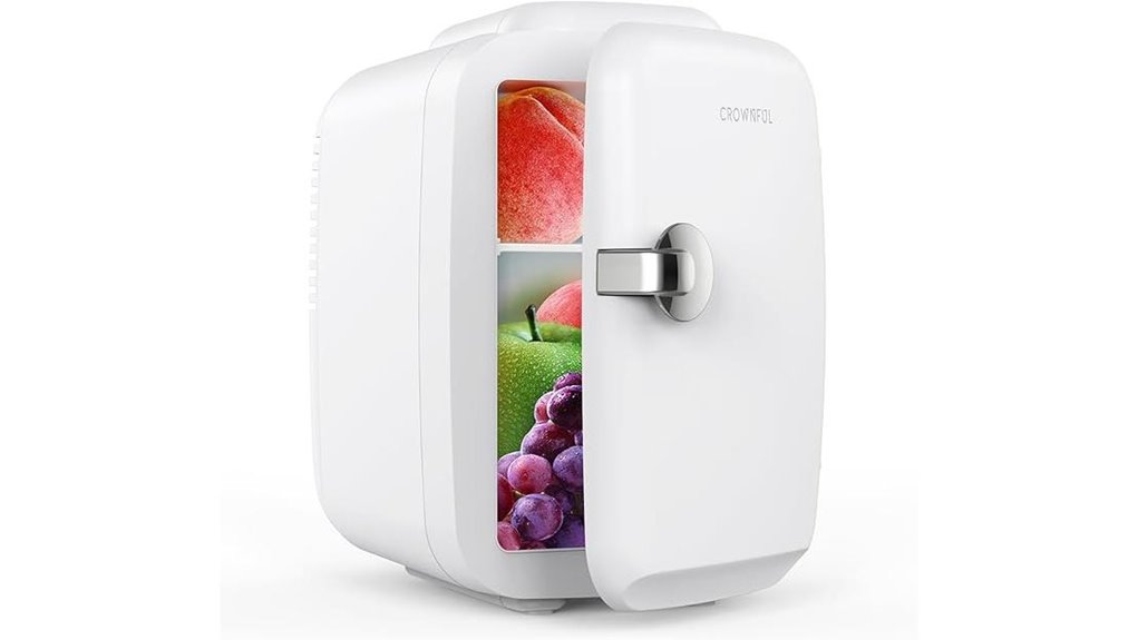 crownful 4l portable fridge