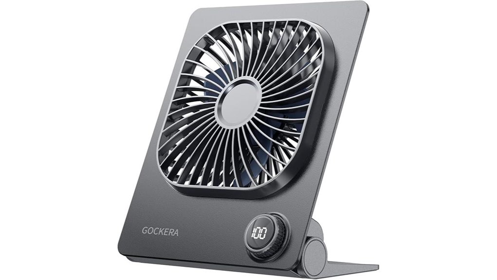 desk fan with long lasting battery