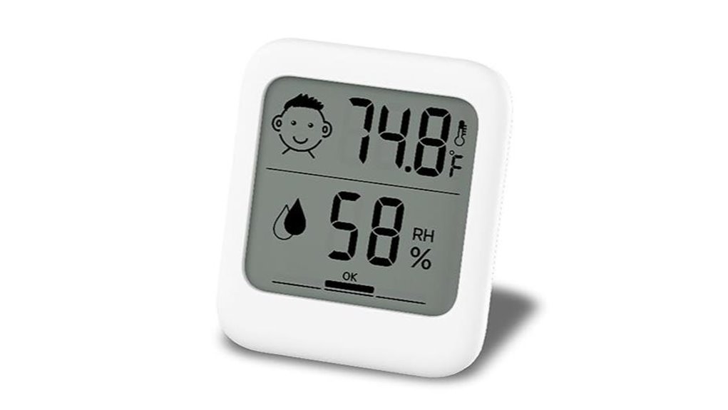 digital hygrometer with display