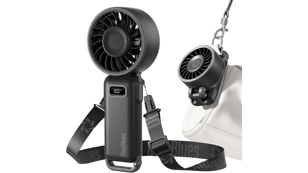 diveblues portable turbo fan airflow