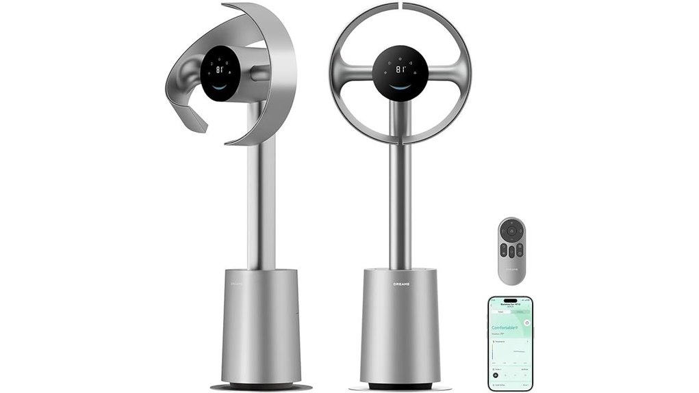 dreame bladeless tower fan