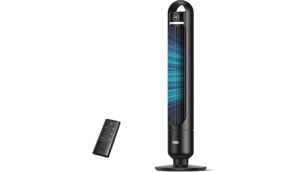 dreo night quiet tower fan
