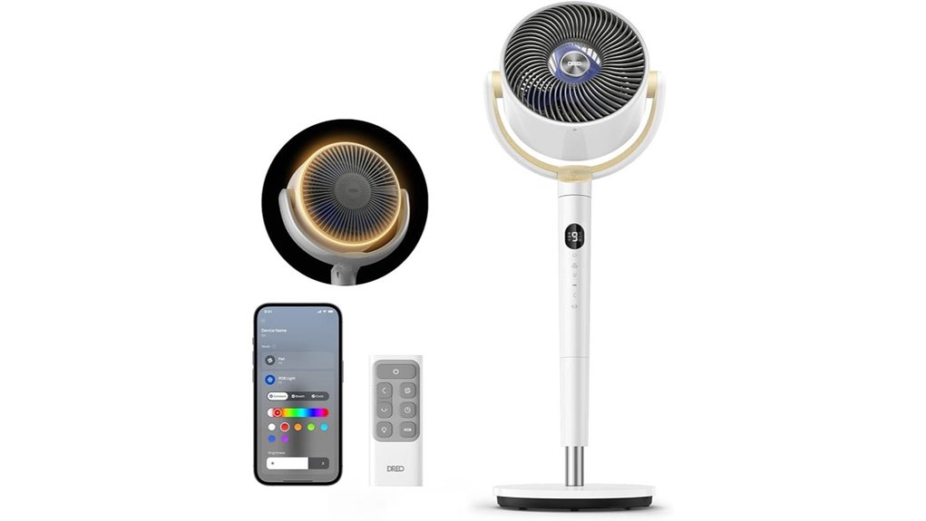 dreo smart fan with rgb