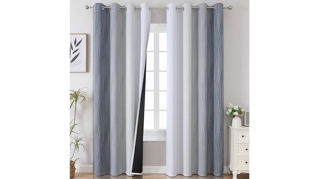 estelar grey ombre curtains