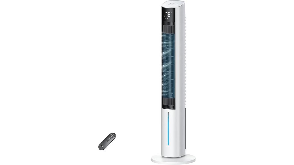 evaporative cooler with ice boxes