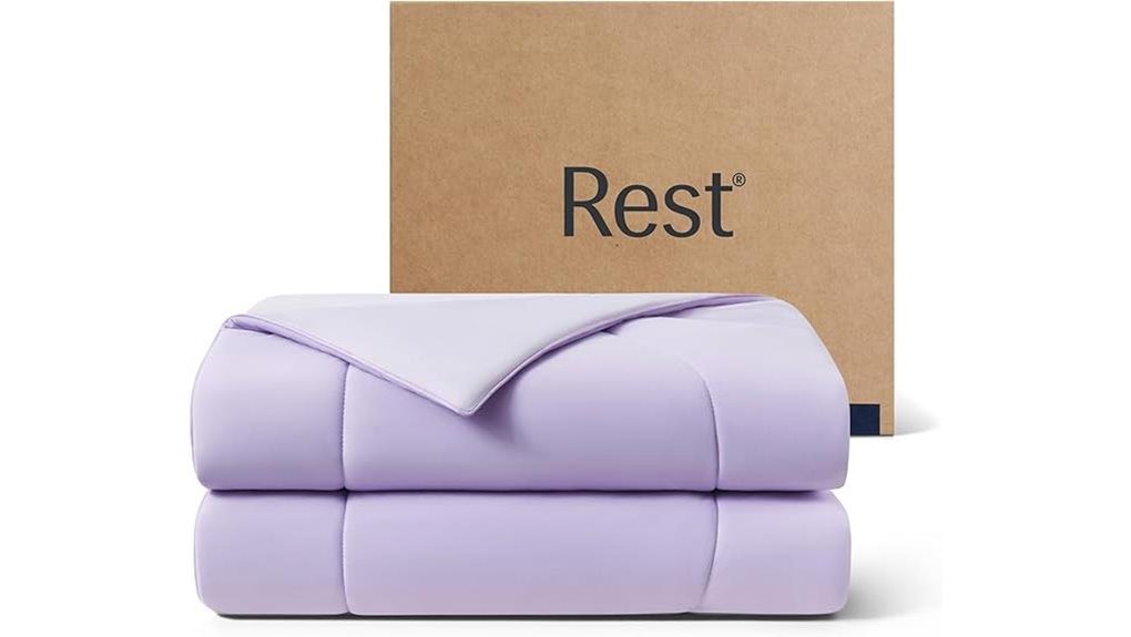 evercool lavender cooling comforter