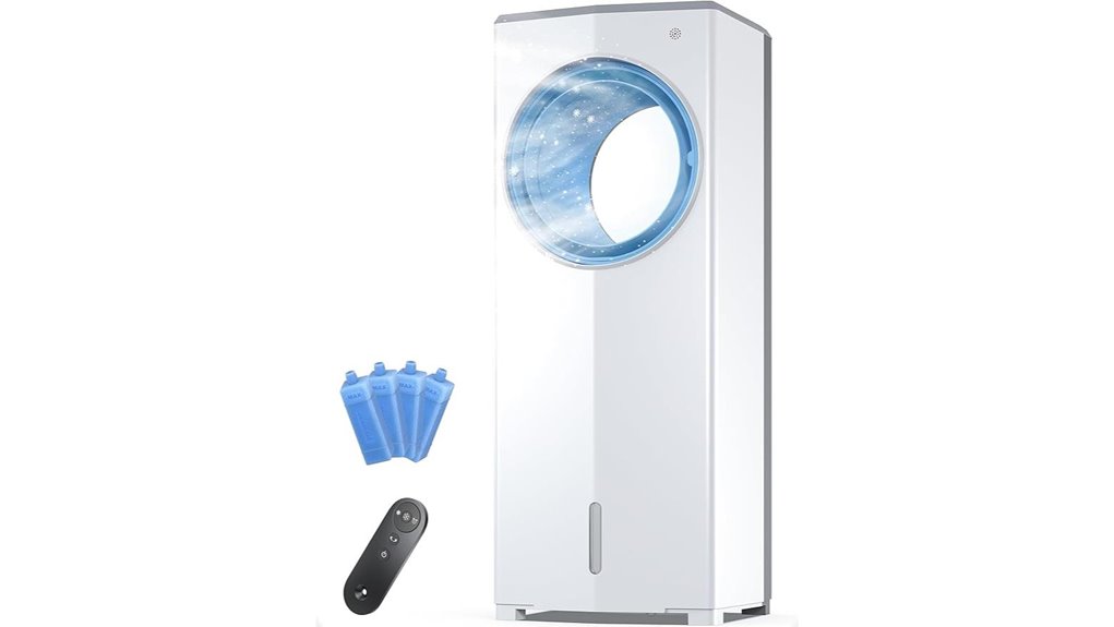 flowbreeze windowless portable air conditioner