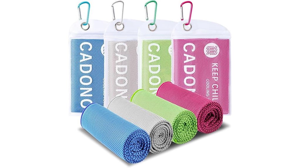 four pack cooling towels 40x12