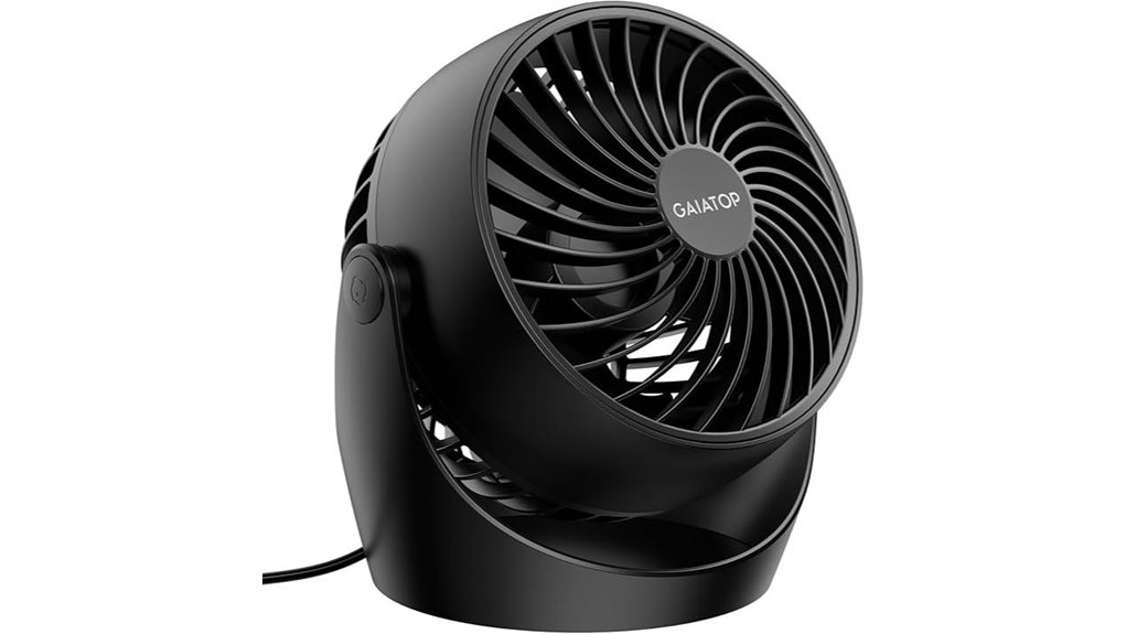 gaiatop 5 inch portable fan