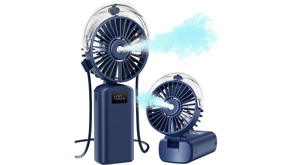 gaiatop portable misting fan