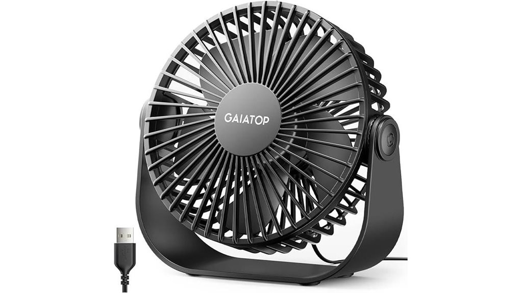 gaiatop usb desk fan
