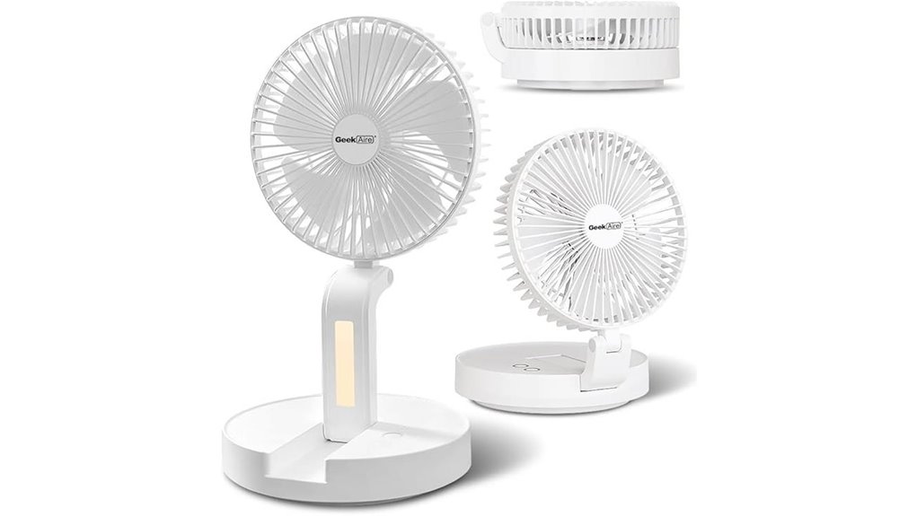 geek aire personal cooling fan with led