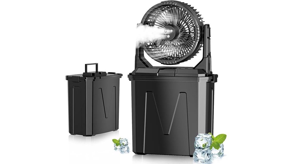 ghora portable misting fan