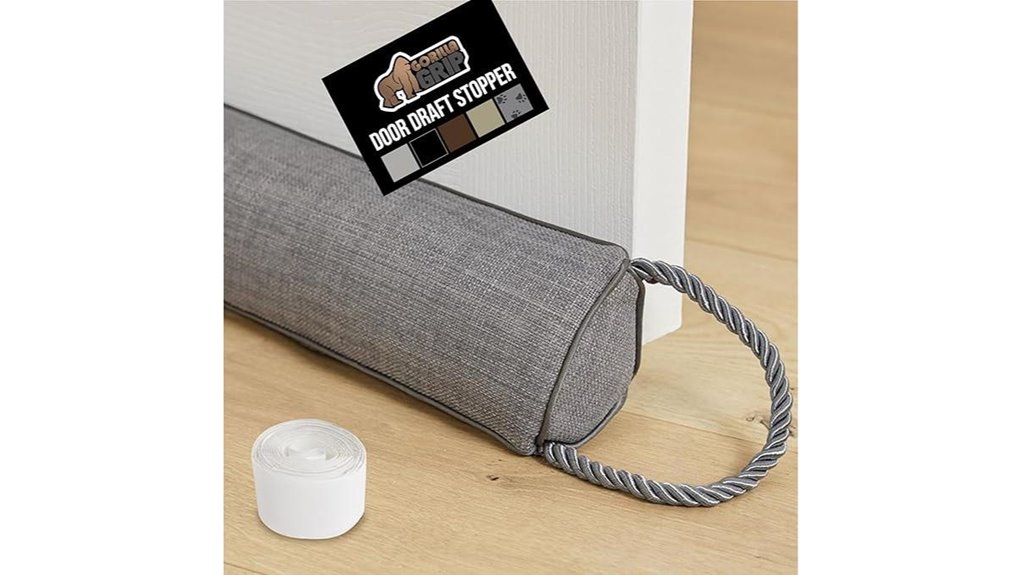 gorilla grip door draft stopper