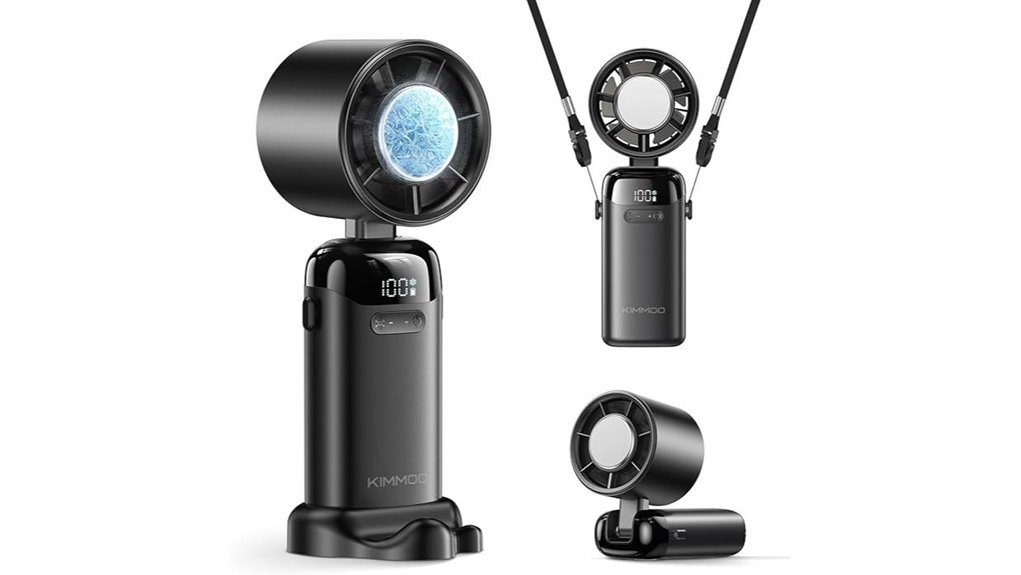 handheld turbo fan with ice cooler 21000 rpm