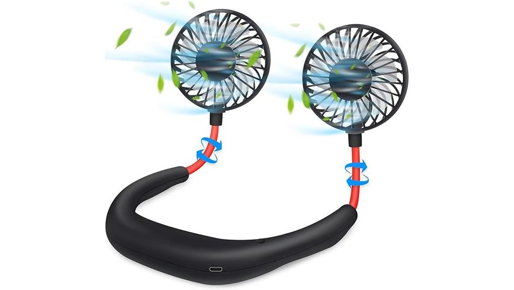 haomaomao usb neck fan
