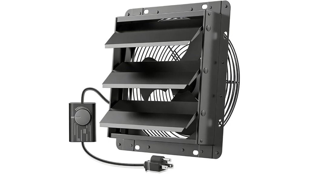 hg power 10 shutter exhaust fan