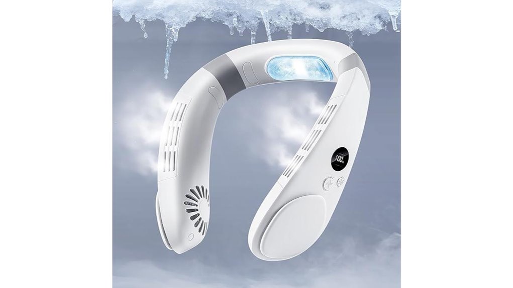 homeplus rechargeable neck fan