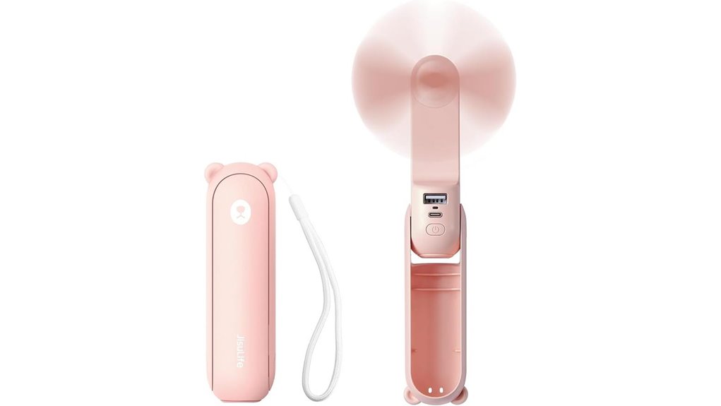 jisulife pink usb fan